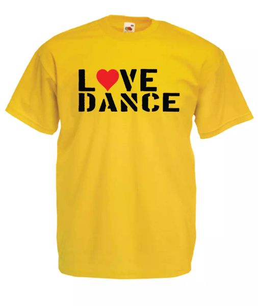 

love dance xmas gift idea mens women t shirts multi-color s-2xl, White;black