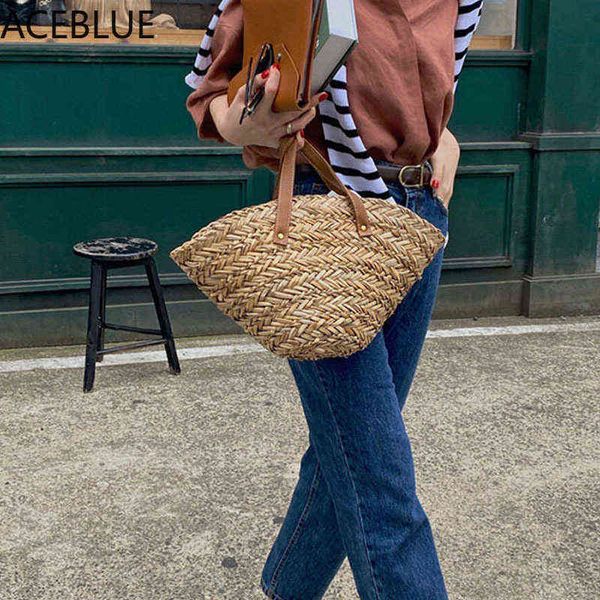 

shopping bags sacs main tisss en rotin pour femmes fourre tout dcontract osier fait de paille plage voyage 220303