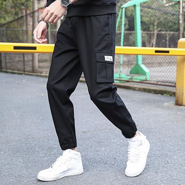 

men's pants trousers, Black
