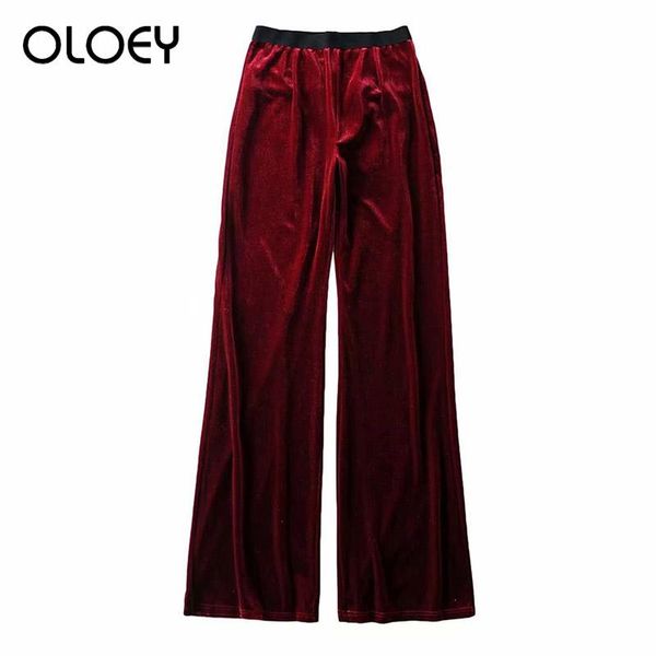 

solid color high waisted pants for women vintage fashion elegant ladies plus size indie aesthetic designer velvet woman trouser women's, Black;white