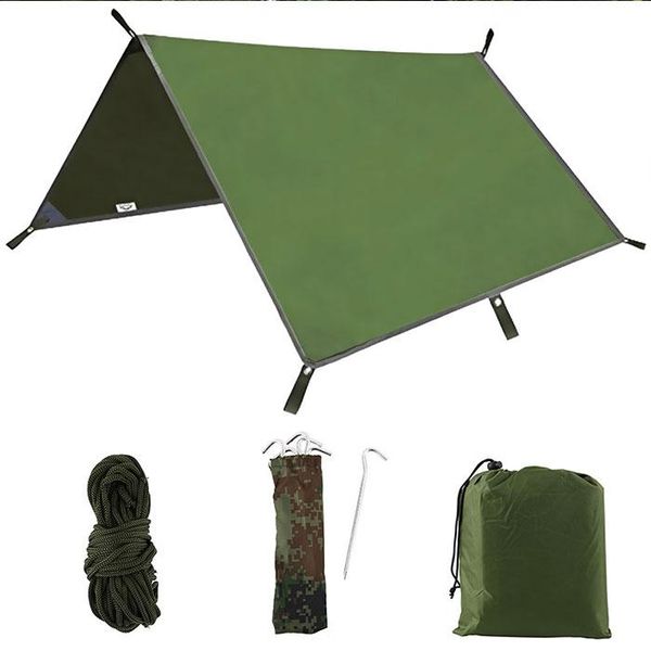 

3x3m sun shelter tent tarp for beach waterproof shade outdoor camping hammock rain pool tarpaulin garden awning canopy tents and shelters