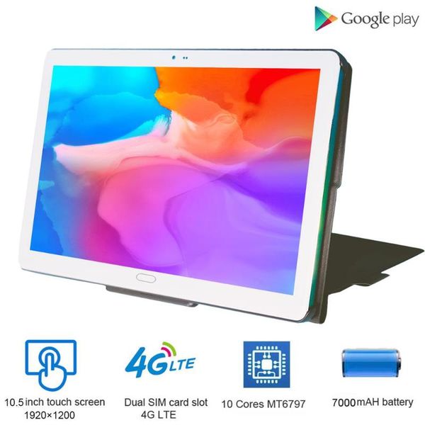 

mapdx tablets 10.5 inch graphics tablet for drawing 4g android 2in1 with win keyboard 10 cores 13mp camera pc