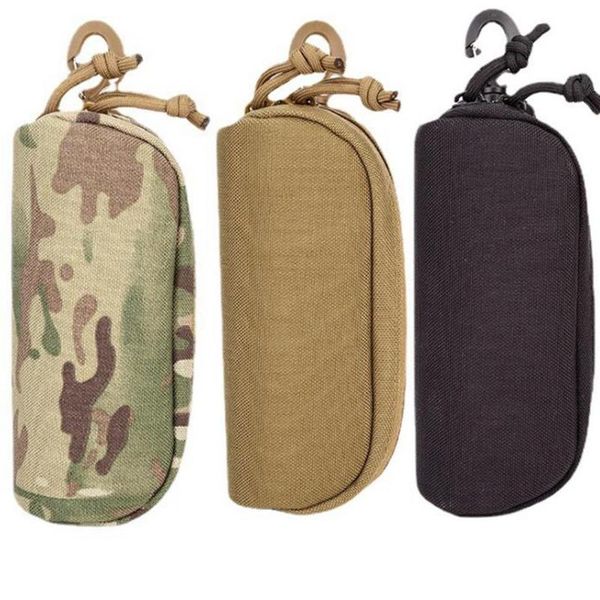 

outdoor bags hunting tactical sunglasses case military molle pouch goggles storage box 1000d nylon hard eyeglasses bag