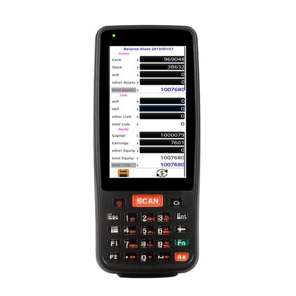 

large battery capacity android 4g wifi 1d 2d handheld wireless scanner scanners