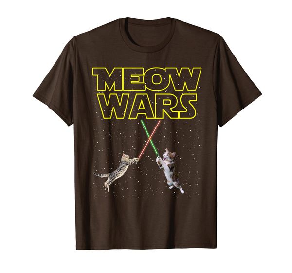 

Meow Wars Cat Shirt Funny Gifts For Cats Lovers T-Shirts, Mainly pictures