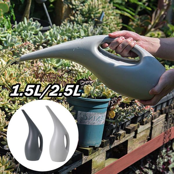 

1pc 1.5l/2.5l large-capacity watering can plastic long-mouth spray bottle home gardening accessories equipments