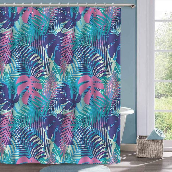 

kids shower curtain leaf vivid colored island flora womens shower curtain w36 xl72
