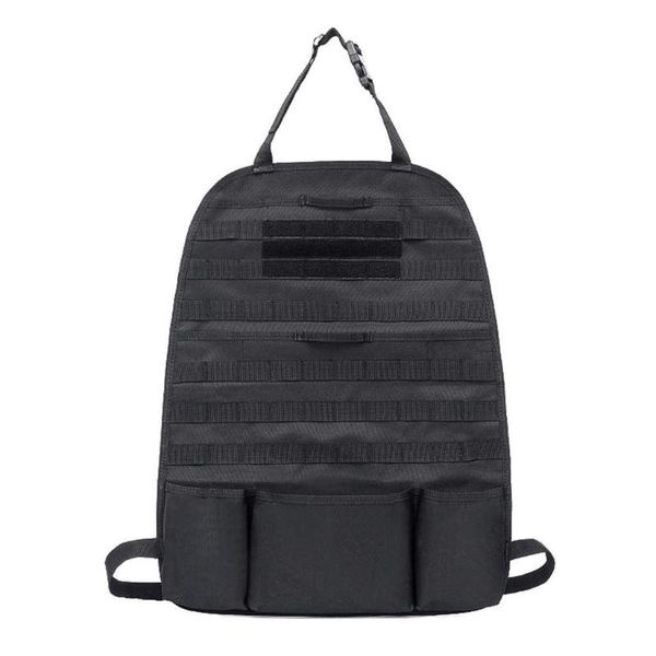 

stuff sacks car backseat organizer tactical molle panel seat back cover protector nylon vehicle storage pouch