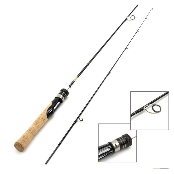 

ultra light ul spinning casting fishing rod wooden handle lure weight 1-7g line 1-5lb carbon soft solid tips boat rods