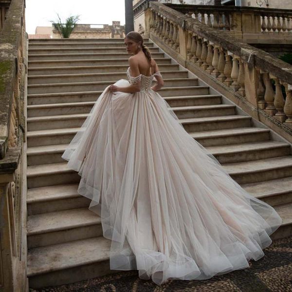 

other wedding dresses elegant lace 2021 off the shoulder appliques a line white bride dress gown princess robe de mariee real price