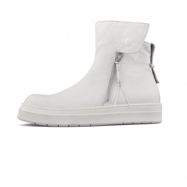 

brand personality high-men zipper street hip hop shoes autumn round toe motorcycle ankle boots black platform sneakers ozky