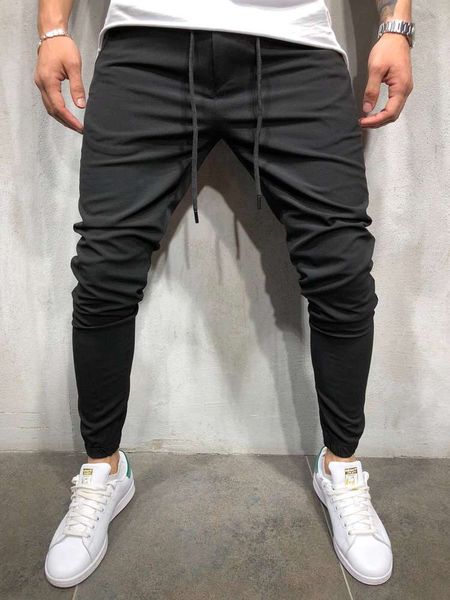 

good fabric stretch casual men's pants, Blue