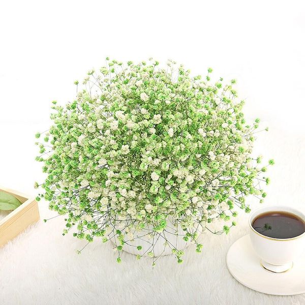 

decorative flowers & wreaths two color gypsophila dried real flower ornaments small fresh wedding home decor room decoration bouquet straigh