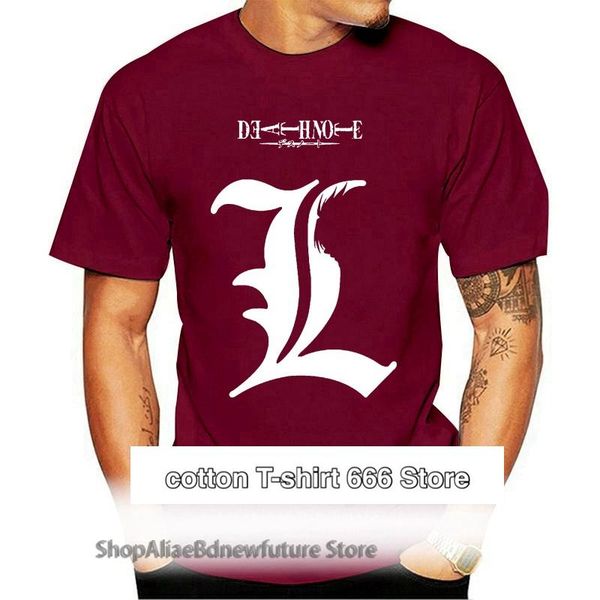 

men's t-shirts  deathnote-camiseta negra, White;black