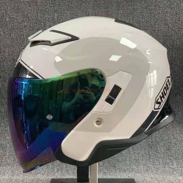 

motorcycle helmets abs shoei white and black personality helmet four seasons men women dual lens half