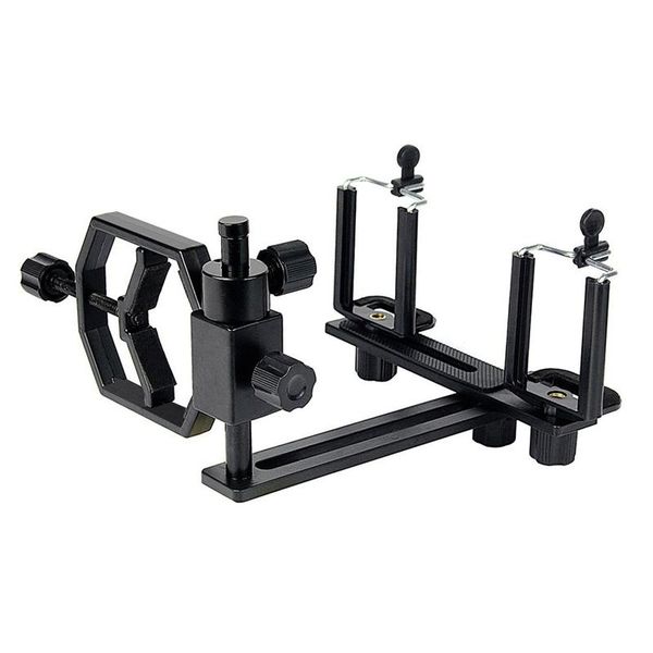 

fully camera adapter smartphone telescope for binocular monocular with 2pcs phone brackets microphones
