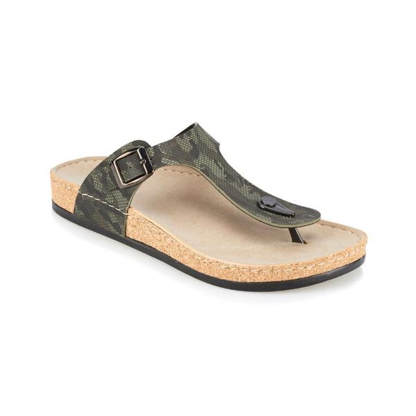 

slippers flo gusto khaki men cork kinetix, Black