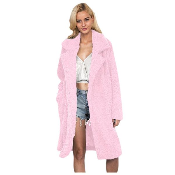 

fur coats women long jacket fashion sleeve outerwear plus size female women's autumn and winter jackets, Black;brown
