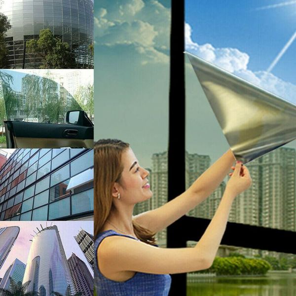 

window stickers fashion one way mirror film solar tint reflection decorative heat privacy control home films