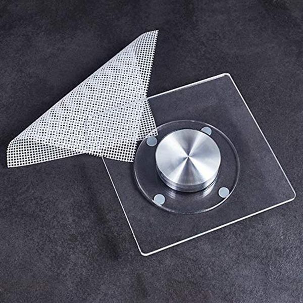 

cake baking tools metal plate turntable rotating anti-skid round stand decorating rotary with 6 scriber needles & pastry