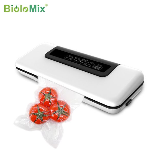 

biolomix vacuum sealer automatic food saver machine for food preservation dry & wet mode for sous vide 10 vacuum sealing bags