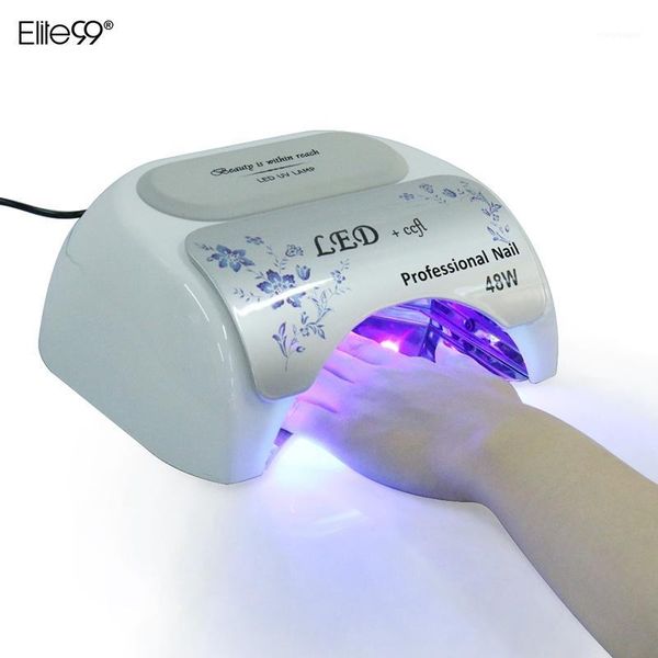 

wholesale- elite99 48w led ccfl nail art dryer 10s/20s/30s timer sensor uv gel polish curing light lamp light1