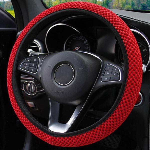 

steering wheel covers ice silk cover universal 38cm wear-resistant non-slip auto parts summer cool grip for four season