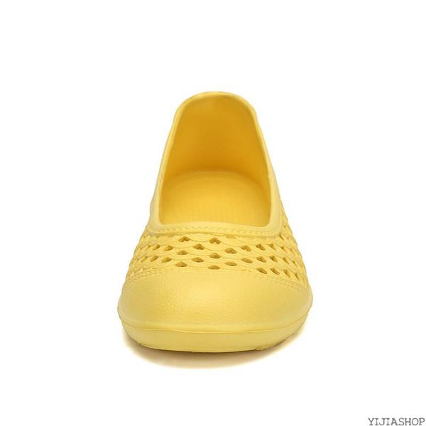 

summer shoes ladies outdoor beach sandals breathable casual cover feet wooden bottom hole, Black