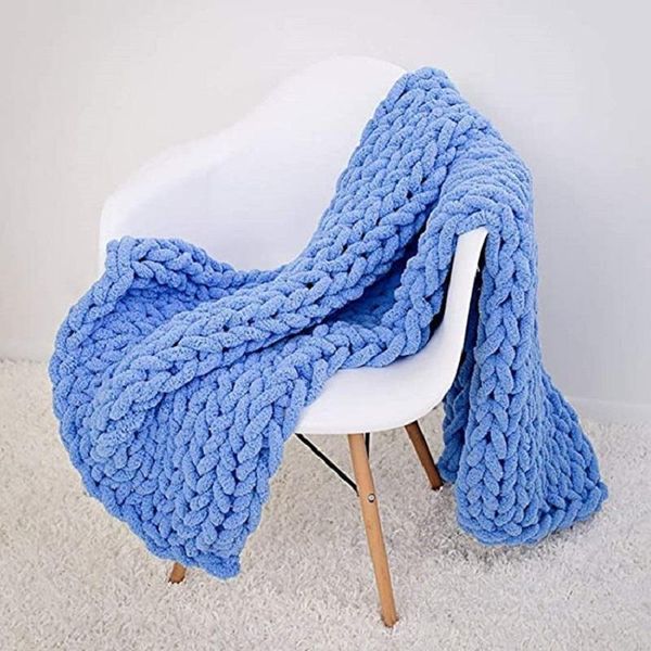 

blankets inya nordic handmade sofa bed knitted yarn blanket fashion decorative