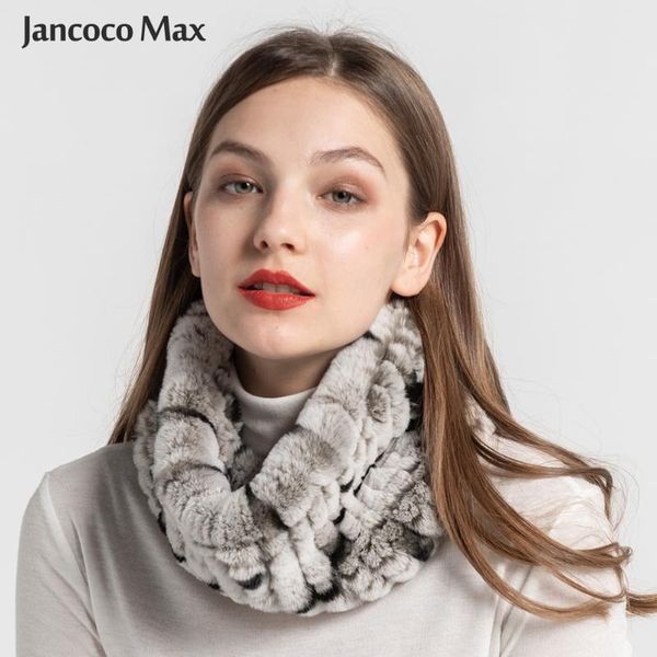 

rex fur scarf women's winter warm snood fashion scarves soft comfy shawls muffler s7600, Blue;gray
