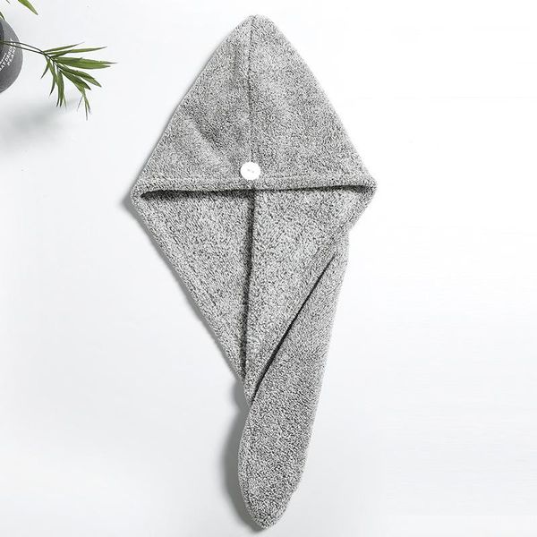 

towel women towels bathroom microfiber quick dry hair hat home solid turban head wrap soft water absorption bath tools