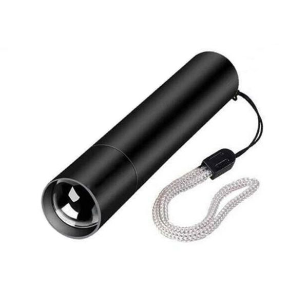 

flashlights torches portable mini usb rechargeable strong bright led light aluminum for outdoor activity drop