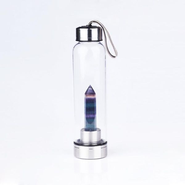 

webcams natuurlijke quartz edelsteen glas water fles direct drinkbeker kristal obelisk wand healing met touw 2021 nieuwe