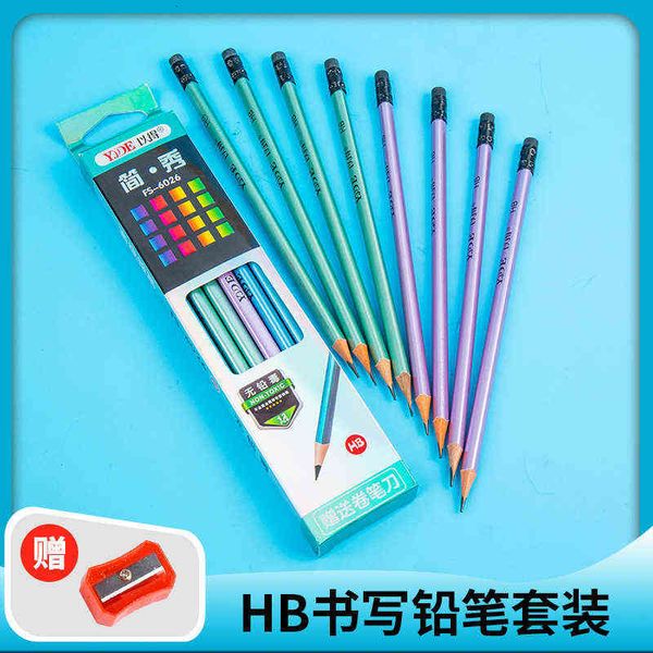 

luxury pencils straight 6026 (hb) happy pencil student painting and writing seri school suppli set