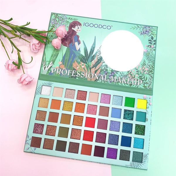 

eye shadow 45 color matte glitter eyeshadow palette lasting pearlescent waterproof neon pigment makeup