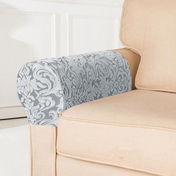 

2pcs/set office living room furniture protector stretchable soft celebration party comfortable chair arm cover accessories solid covers