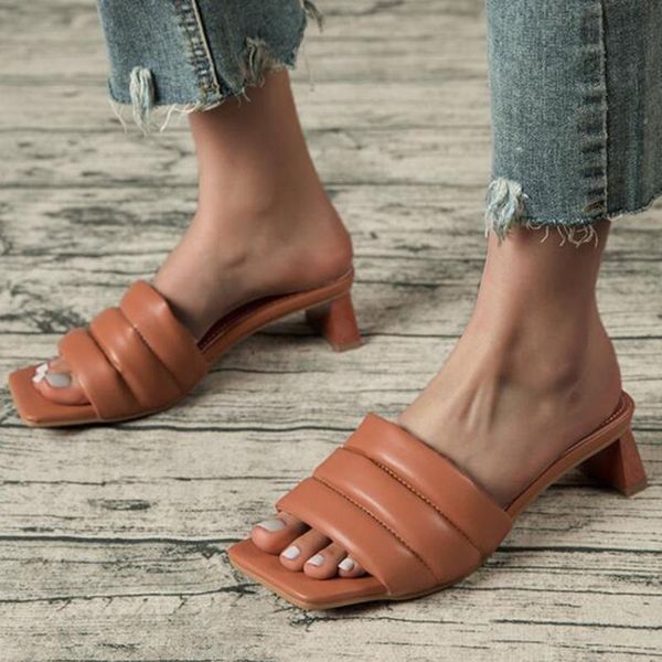 

summer women shoes high heel sandals fashion candy colors casual selling non-slip female slippers plus size zy803, Black
