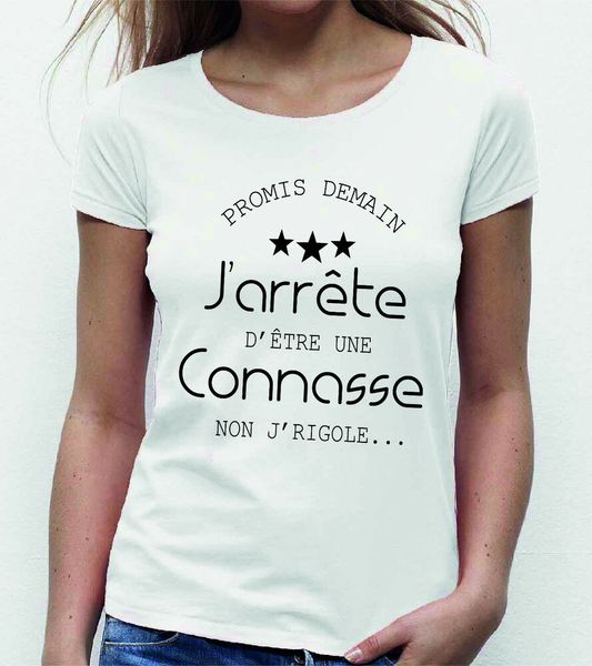 

womens t-shirt, i sbeing an idiot, White;black