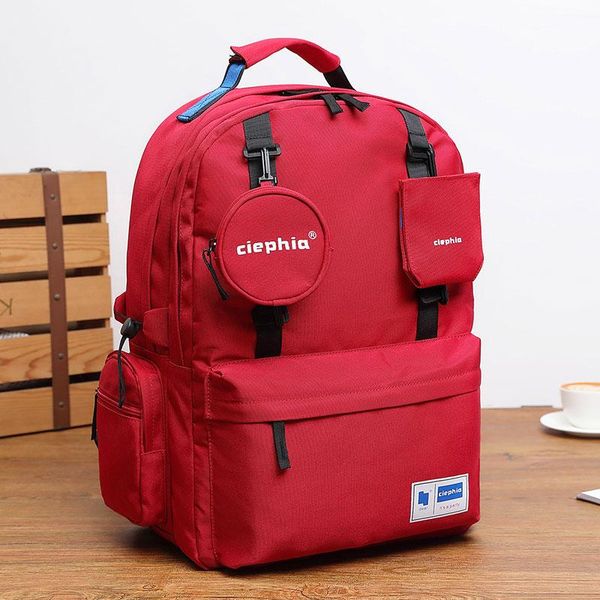 

backpack ciephia brand design women casual daypack oxford waterproof large capacity multi pocket men 15.6inch lapbackpacks schoolbag