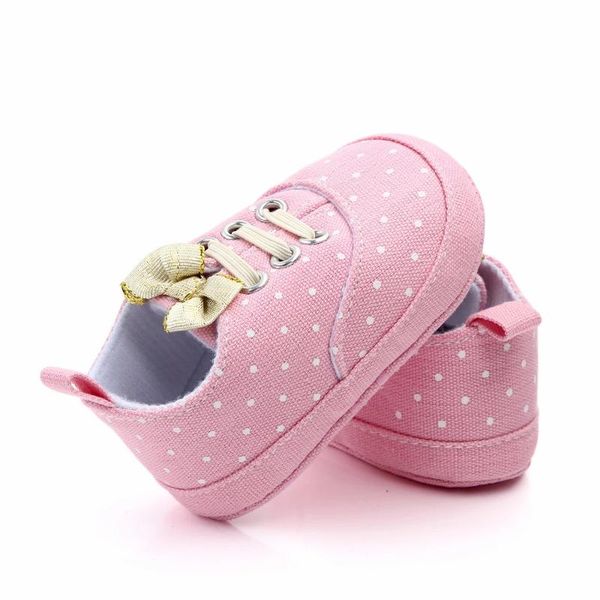 

first walkers 2021 baby shoes soft sole and bow girl boy casual walker