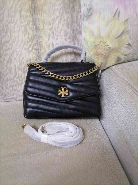 

2021 new women's bag soft leather rhombic chain messenger handbag