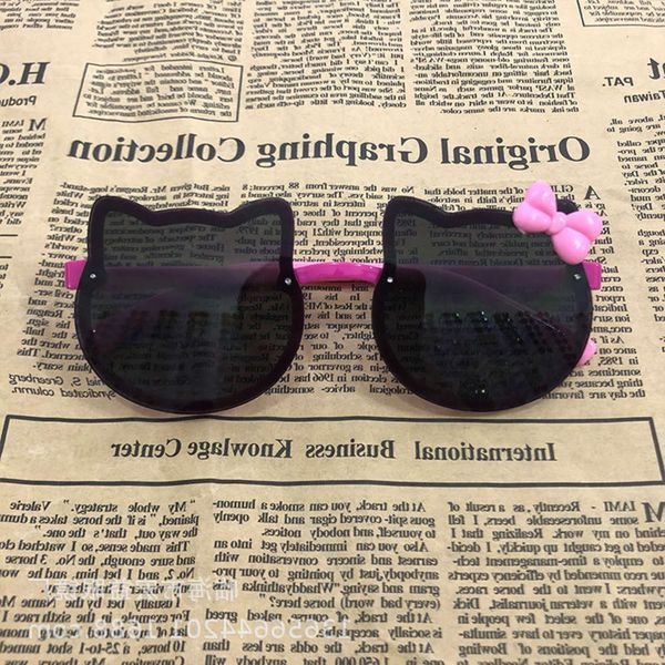 

sunglasses 2927 cute cat bow for boys and girls ultraviolet children's sunglasses, Blue