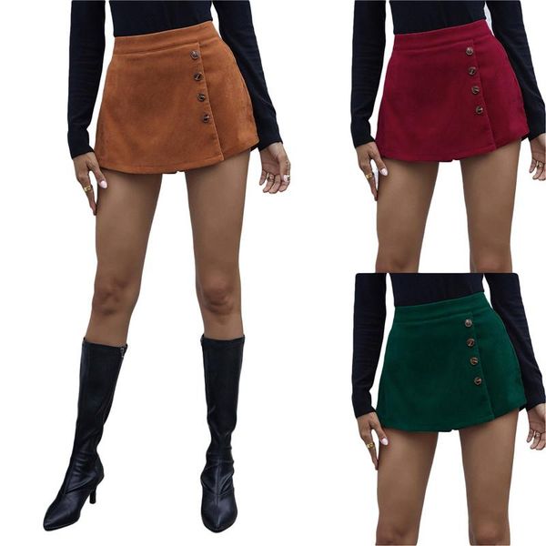 

skirts women mini solid color all-match zipper shorts for party dating vacation shopping travelling, Black