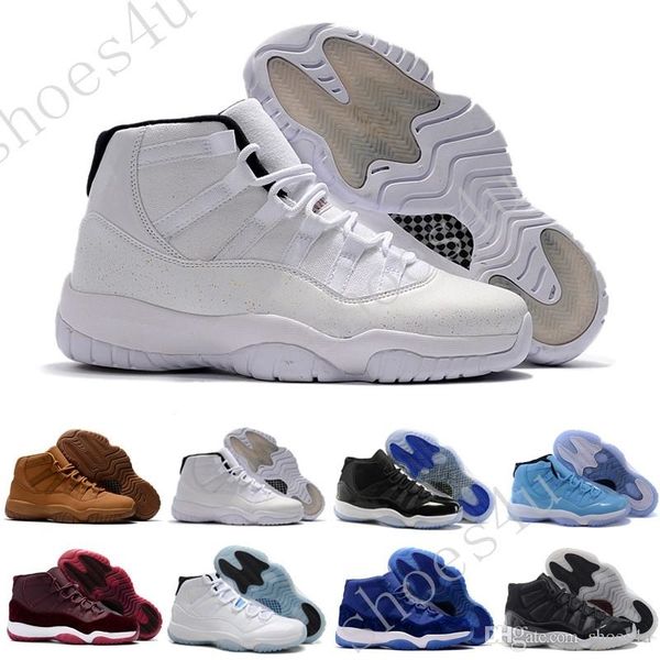 

discount (11)xi space jam legend blue black velvet 72-10 basketball shoes mens sports running shoe 11s bred womens sneakers