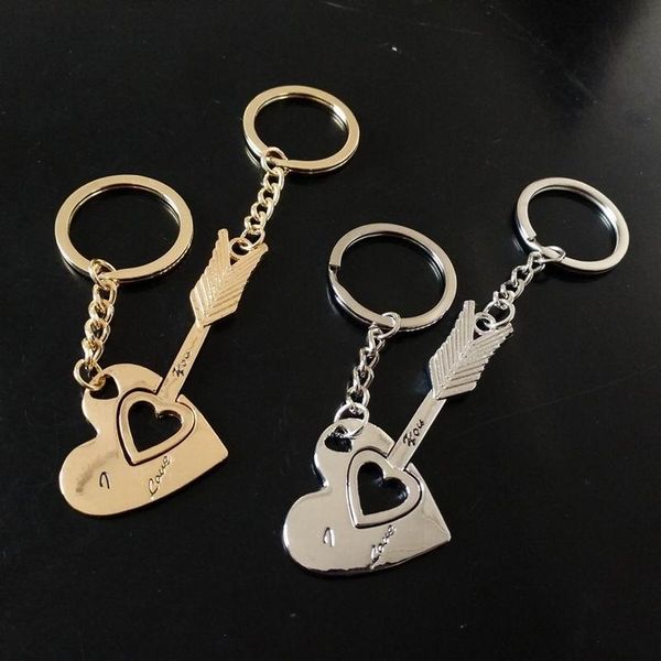 

keychains car keychain lettering couple metal key ring creative holder chain keyring auto accessories, Silver