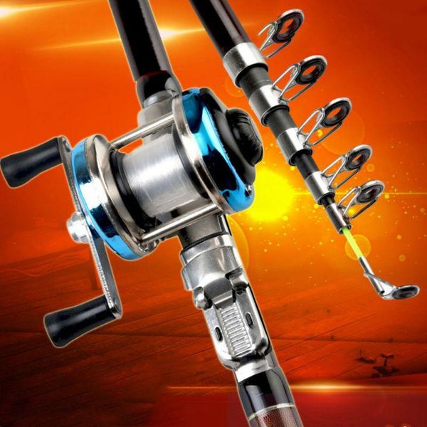 

fishing rod super short portable carbon fiber pole outdoor fish supplies tool mini bait casting wheel roller boat rods