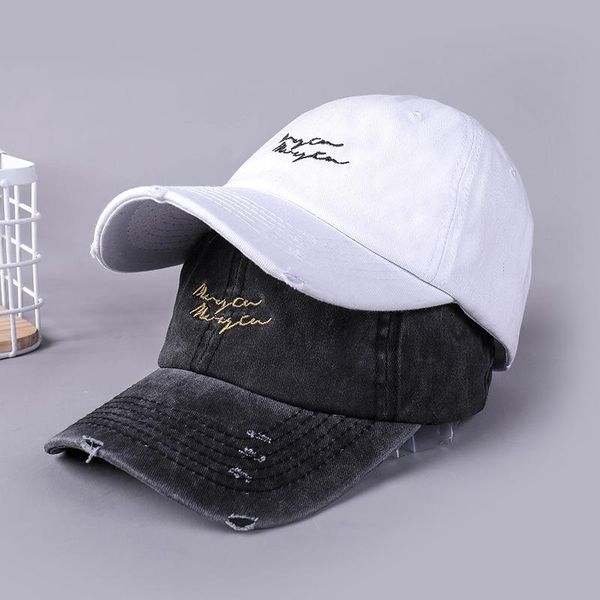 

visors 2021 korean version of the spring tide hat letter embroidery men and women with same paragraph fashion hole outdoor couple c, Blue;gray