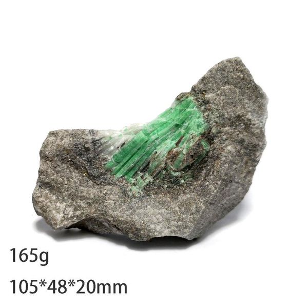 

decorative objects & figurines 165g a5-6 rare high-quality natural quartz emerald mineral crystal specimen from malipo wenshan yunnan provin