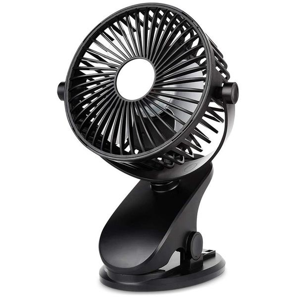 

electric fans mini portable usb charging desk fan, suitable for stroller, camping, travel (with 2000mah battery)