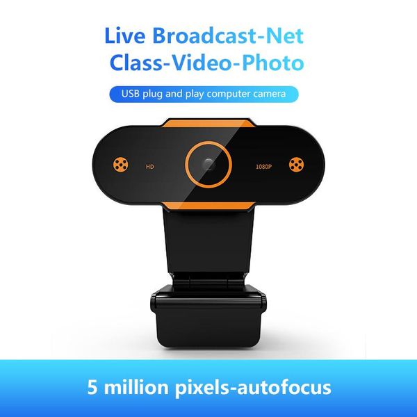 

webcam built-in microphone auto focus 90 Â° angle of view web mini cmera for youtube live teleworking video conference webcams